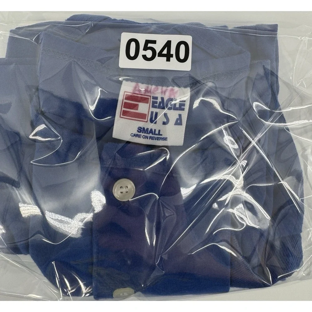 Vintage‎ 90s Eagle USA Oak Hill Softball Jersey Size S Single Stitch Made in USA